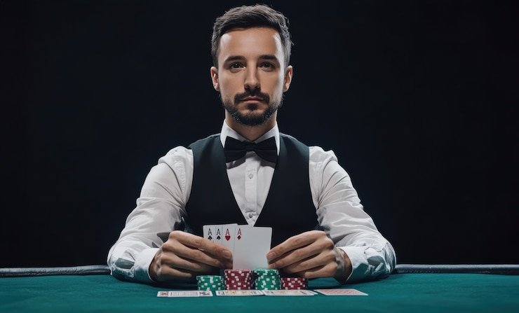Antarmuka permainan live casino tebak nomor dengan multiple camera angles